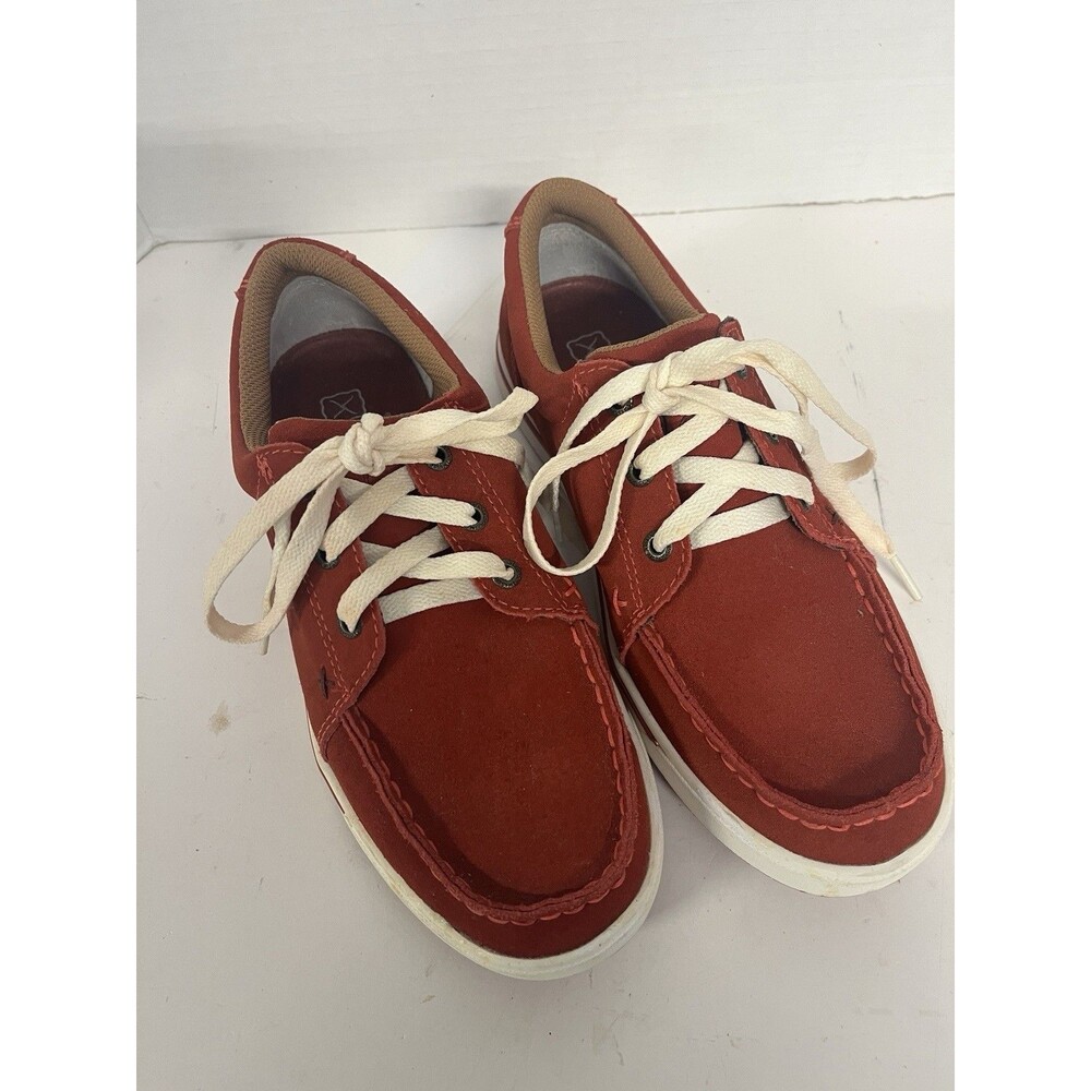 Twisted X Kicks Shoes Women’s 8 Red Clay SMUW CA12 Leather Blend 85 Recycled